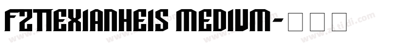 FZTieXianHeiS Medium字体转换
